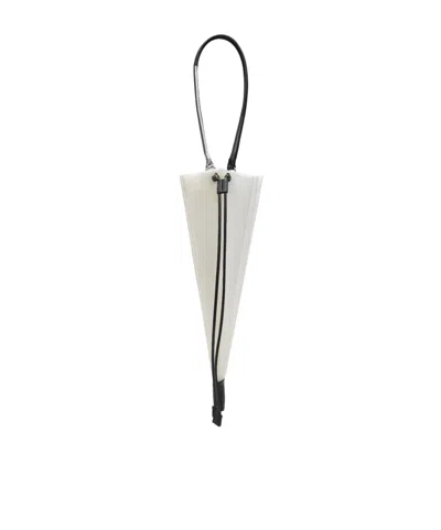 Doublet Upcycled Umbrella Shoulder Bag In White