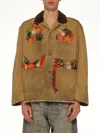 Doublet Vegetable Embroidery Work Jacket In Sand