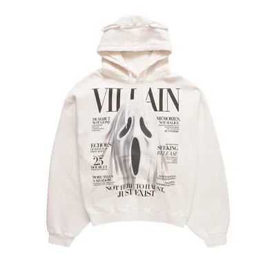Pre-owned Doublet Villain Cover Print Hoodie 'white' | Men's Size L