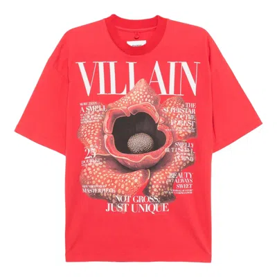 Doublet Villain Cover Print T-shirt In Pink