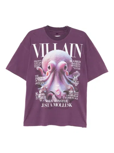 Doublet Villain T-shirt In Purple