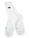 Doublet White Embroidered Socks In White