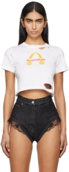Doublet Magnetic Makes Used T-shirts In White