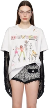 DOUBLET WHITE PZ TODAY EDITION DEVICE GIRLS T-SHIRT