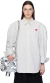 DOUBLET WHITE ROBOT SHOULDER SHIRT