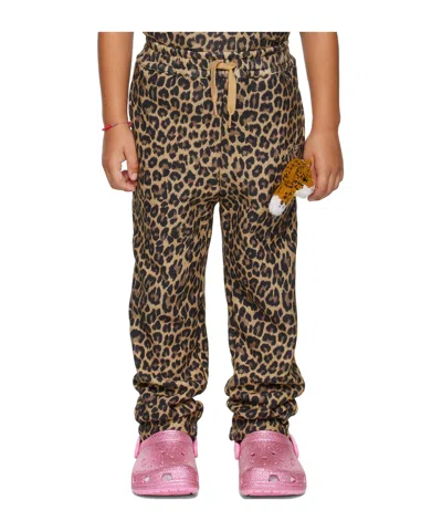 Doublet With My Friend Elastic Waist Casual Pants In Brown