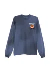 Doublet Workwear Bear T-shirt In Blue