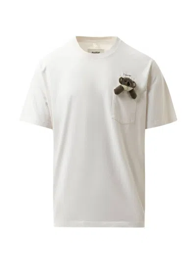 Doublet X Marais Koala Plush-detail T-shirt In White