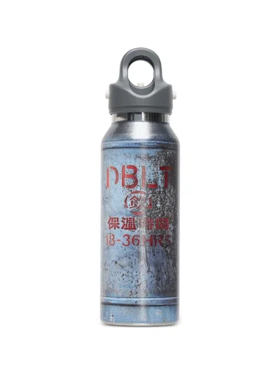 Doublet X Revomax Propane-tank-print Water Bottle (17.9cm) In Blau