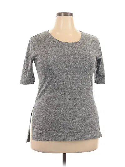 Pre-owned Doublju Active T-shirt In Gray
