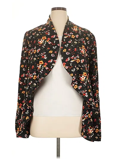 Pre-owned Doublju Cardigan Sweater In Black