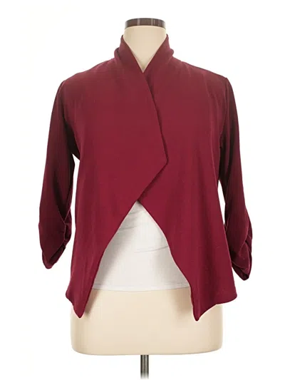 Pre-owned Doublju Jacket In Burgundy