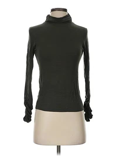 Pre-owned Doublju Long Sleeve Turtleneck In Green
