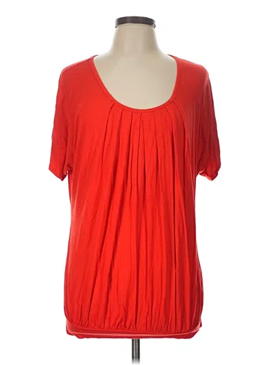 Pre-owned Doublju Short Sleeve T-shirt In Red