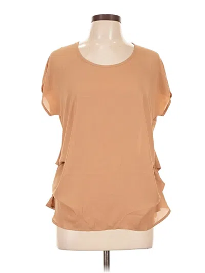 Pre-owned Doublju Short Sleeve T-shirt In Tan
