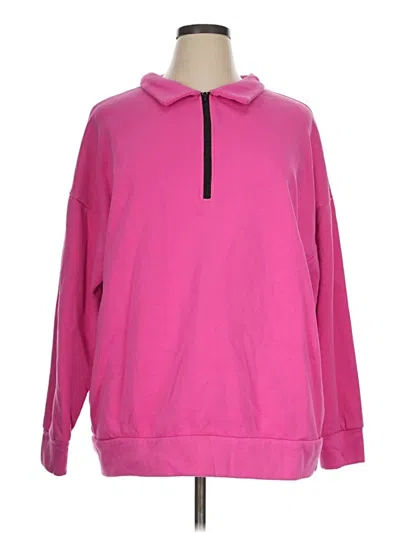 Pre-owned Doublju Sweatshirt In Pink