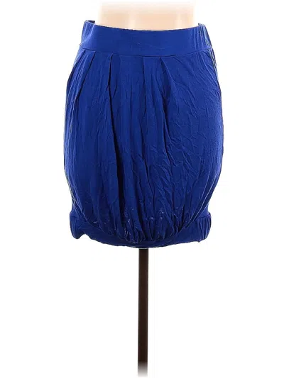 Pre-owned Doublju Tube Top Blue Strapless Neckline Tops