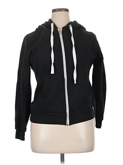 Pre-owned Doublju Zip Up Hoodie In Black