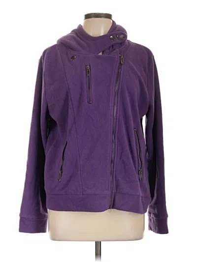 Pre-owned Doublju Zip Up Hoodie In Purple