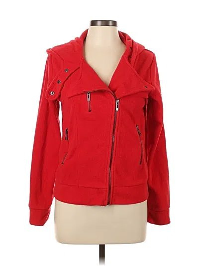 Pre-owned Doublju Zip Up Hoodie In Red