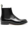 DOUCAL'S BLACK CALF LEATHER BOOTS