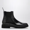 Doucal's Leather Chelsea Boots In Black