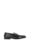 Doucal's Black Leather Moccasin