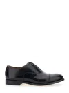 Doucal's Man Lace-up Shoes Midnight Blue Size 6.5 Soft Leather In Black