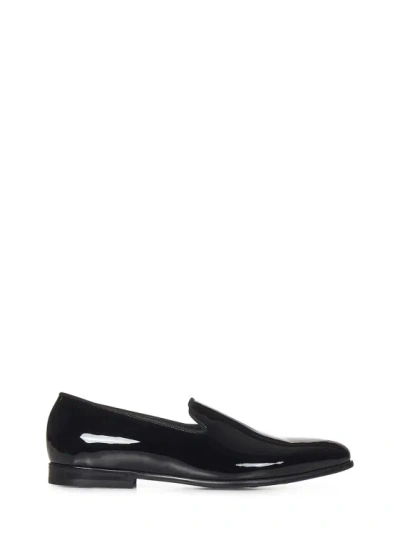 Doucal's Black Patent Leather Loafer