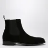 Doucal's Man Ankle Boots Navy Size 9 Leather In Black