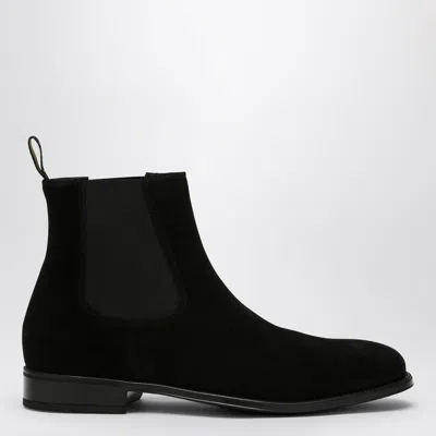 DOUCAL'S DOUCAL'S BLACK SUEDE ANKLE BOOT