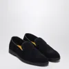 Doucal's Blue Suede Moccasin