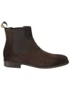 Doucal's Round-headed Short Boots In Brown