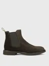 Doucal's Man Ankle Boots Dark Brown Size 8.5 Leather In Brown