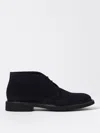 Doucal's Ankle Boot In Suede Leather In Kakao