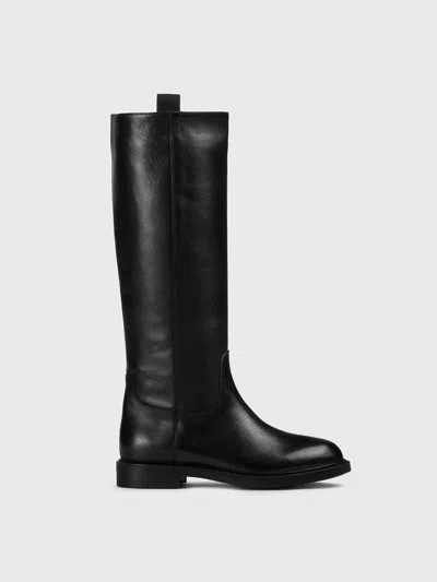 Doucal's Bruges Woman Boot Black Size 8 Leather