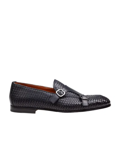 Doucal's Braided Loafers. In Black