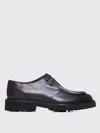 Doucal's Lacing Casual Shoes In Indigo+f.do Nero