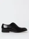 Doucal's Man Lace-up Shoes Black Size 7 Soft Leather In Black