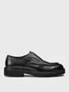 Doucal's Double-buckle Leather Monk Shoes In Schwarz