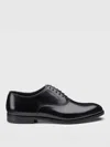 Doucal's Derby Lace-ups In Dark Brown Leather In Schwarz