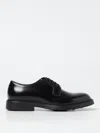 Doucal's Almond-toe Leather Derby Shoes In Schwarz