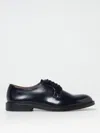 Doucal's Derby Lace-ups In Dark Brown Leather