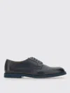 Doucal's Triumph Blue Leather Lace Up Shoes