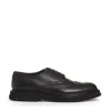 Doucal's Brown Leather Lace-up With Holes