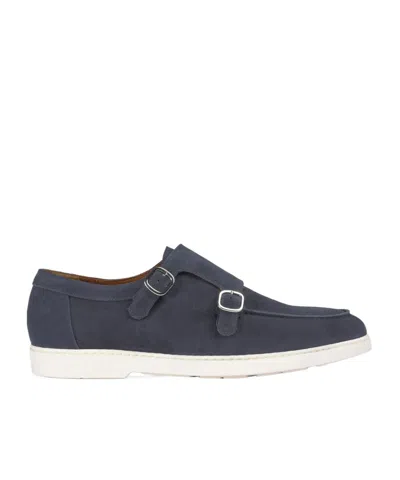 Doucal's Buckle Casual Shoes In Black