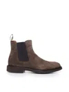 Doucal's Chelsea Ankle Boot In Leather In Brown