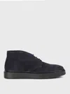 Doucal's Lace-up Suede Chukka Boots In Blau