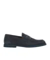 Doucal's 'standford' Black Slip-on Loafers In Black