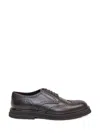 Doucal's Leather Oxford Shoes In Testa Di Moro